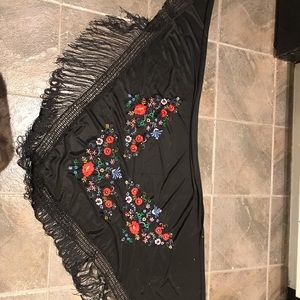 Embroidered Scarf from Spain